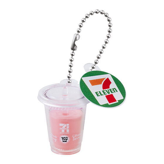 Seven Cafe Series Miniature Charm [4.Strawberry banana soy smoothie]