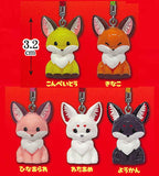 Chokonto Kitsune Netsuke Mascot [All 5 type set(Full Complete)]