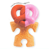 Okashi de Haniwa Dogu [1.Strawberry Chocolate Covered Heart-Shaped Dogu]