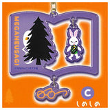 Keiko Sena Megane usagi YuraYura Keychain [3.Shime Shime]