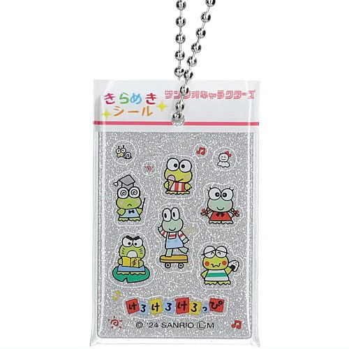 Sanrio Characters Kirameki Sticker style Charm [5.Kerokerokeroppi]