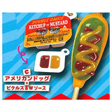 With sauce!American Dog & Frankfurt Mascot [3.American dog x pickles and W sauce]