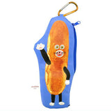 Pan Dorobo Odekake Pouch with carabiner [3.Mysterious French Bread]