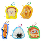 Pan Dorobo Odekake Pouch with carabiner [All 5 type set(Full Complete)]