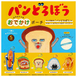 Pan Dorobo Odekake Pouch with carabiner [All 5 type set(Full Complete)]