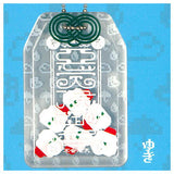 Bad Weather Omamori Shaka Shaka Acrylic Keychain [6.Snow]