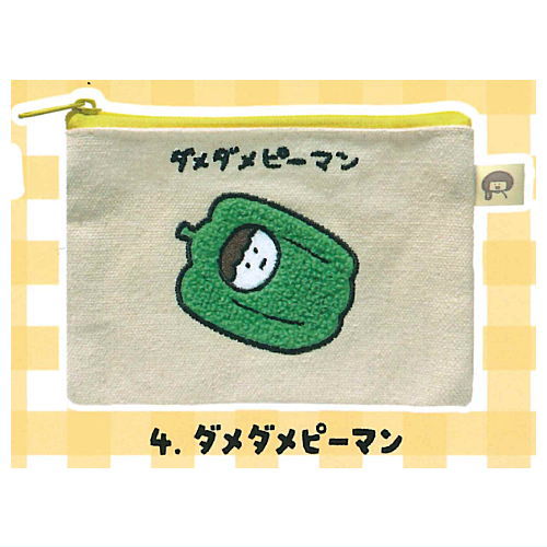Sakamoto Konomi Mokomoko Embroidered Pouch [4.Damedamepi-man]