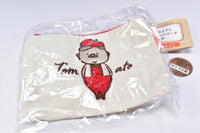 Marutto Ojisan Mokomoko Embroidery Pouch [2.Tomato]