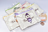 Marutto Ojisan Mokomoko Embroidery Pouch [All 5 type set(Full Complete)]