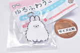 Yurufuwausagino Mejirushi Acrylic Charm [3.Wink]