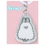 Yurufuwausagino Mejirushi Acrylic Charm [3.Wink]