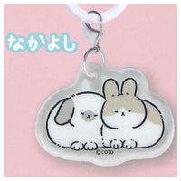 Yurufuwausagino Mejirushi Acrylic Charm [5.Nakayoshi]