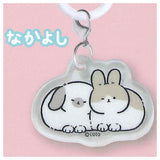 Yurufuwausagino Mejirushi Acrylic Charm [5.Nakayoshi]