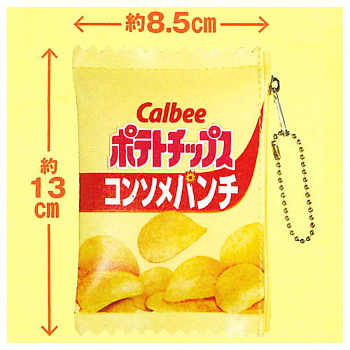 Calbee snack bag-like pouch vol.2 [1.Potato Chips Consomme Punch]
