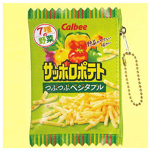 Calbee snack bag-like pouch vol.2 [4.Sapporo potato Tubutubu vegetable]