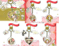 Takahashi Macoto Triple acrylic charm [All 6 type set(Full Complete)]