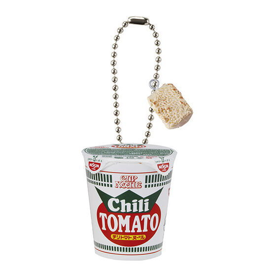 Nissin Cup Noodles Miniature Charm [4.Cup Noodle Chili Tomato Noodle]