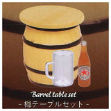 Miniature Dining Bar Mascot Part.2 [3.Barrel table set]