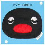 PINGU Fuwafuwa Face Pouch & Kinchaku [3.Pingu (eyes closed)]