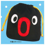 PINGU Fuwafuwa Face Pouch & Kinchaku [5.Kinchaku (bikkuri)]