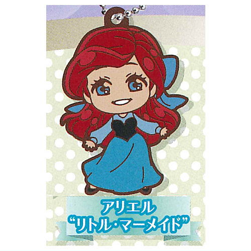 Deformed Rubber! Disney Heroines Keychain [3.Ariel]