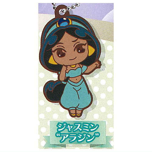 Deformed Rubber! Disney Heroines Keychain [4.Jasmine]