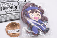 Deformed Rubber! Nintama Rantaro the Movie Keychain [4.Kanemon Ohama]
