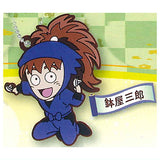 Deformed Rubber! Nintama Rantaro the Movie Keychain [5.Saburo Hachiya]