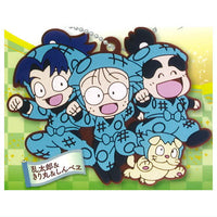 Deformed Rubber! Nintama Rantaro the Movie Keychain [7.Rantaro, Kirimaru and Shinbei]