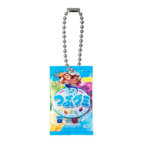 Tsubu gummy miniature charm [2.Tsubu gummy soda]