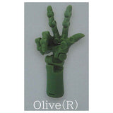 1/3 SCALE Movable wrist Olive hand [3.Olive(R)]