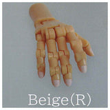 1/3 SCALE Movable wrist Olive hand [5.Beige(R)]