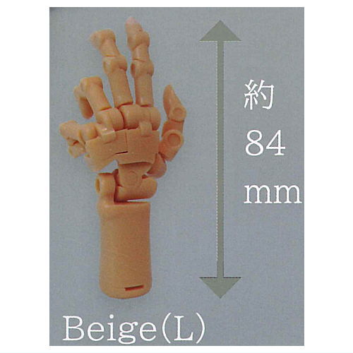 1/3 SCALE Movable wrist Olive hand [6.Beige(L)]