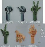 1/3 SCALE Movable wrist Olive hand [All 6 type set(Full Complete)]