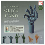 1/3 SCALE Movable wrist Olive hand [All 6 type set(Full Complete)]
