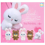 foxy illustrations mini stuffed toy with ball chain [All 5 type set(Full Complete)]
