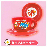 Ochame Friends miniture omamagoto [2.Cup & Saucer]