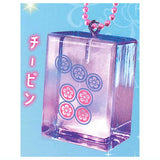 Cute mahjong Real Size Clear Colorful Mahjong Tiles vol.6 [5.Chi-pin]