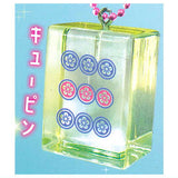Cute mahjong Real Size Clear Colorful Mahjong Tiles vol.6 [6.Kyu-pin]