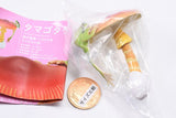 Nature Techni colour MONO PLUS Mushroom and tree frog figure mascot and ball chain Part.2 [3.Tamagodake and tree frog (mascot)]