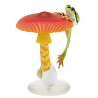 Nature Techni colour MONO PLUS Mushroom and tree frog figure mascot and ball chain Part.2 [3.Tamagodake and tree frog (mascot)]