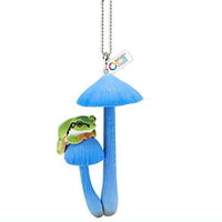 Nature Techni colour MONO PLUS Mushroom and tree frog figure mascot and ball chain Part.2 [5.Sorairotake and tree frog (ball chain)]