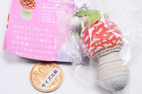 Nature Techni colour MONO PLUS Mushroom and tree frog figure mascot and ball chain Part.2 [6.Benitengudake young and tree frog (ball chain)]