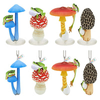 Nature Techni colour MONO PLUS Mushroom and tree frog figure mascot and ball chain Part.2 [All 8 type set(Full Complete)]