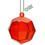 Science Technicolour Mineral Crystal Ball Chain Mascot [2.Manbanzakuroishi (red)]