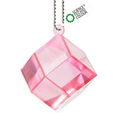 Science Technicolour Mineral Crystal Ball Chain Mascot [3.Tetsubanzakuroishi (pink)]
