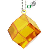 Science Technicolour Mineral Crystal Ball Chain Mascot [4.Kaitetsuzakuroishi (orange)]