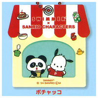 SWIMMERxSANRIO CHARACTERS Ouchidehokkori! Acrylic keychain [1.Pochacco]