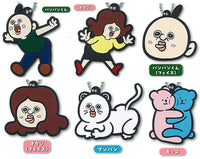 Panpan-kun's Daily Life Rubber Mascot [All 6 type set(Full Complete)]