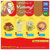 Curious George Yummy! Food Mascot [All 4 type set(Full Complete)]